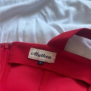 Alythea Vibrant Red Dress